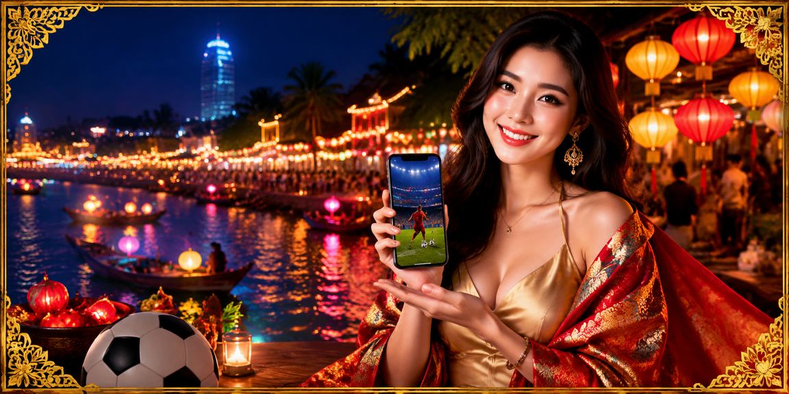 Người dùng chơi casino trên điện thoại tại chợ đêm Nha Trang